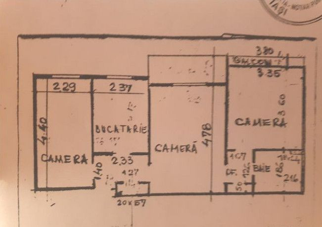 PODU ROS-Apartament 3 camere, ETAJUL 2 