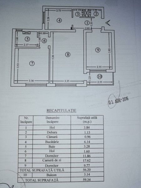 Podu Ros - Cantemir ap 3 cam etajul1-bloc fara risc 