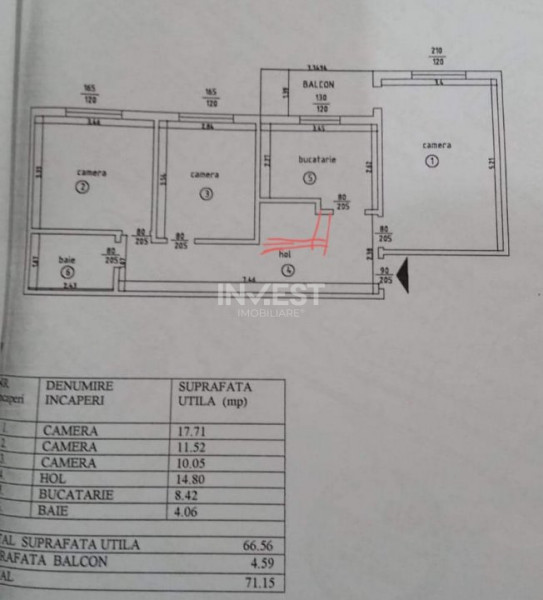 Apartament 3 camere D, Nicolina Belvedere, renovat