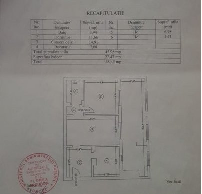 Frumoasa, Apartament 4c, Parter, semi-decom