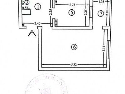 Apartament 2 camere decomandat - etaj 1 - Podul de Fier - Semicentral