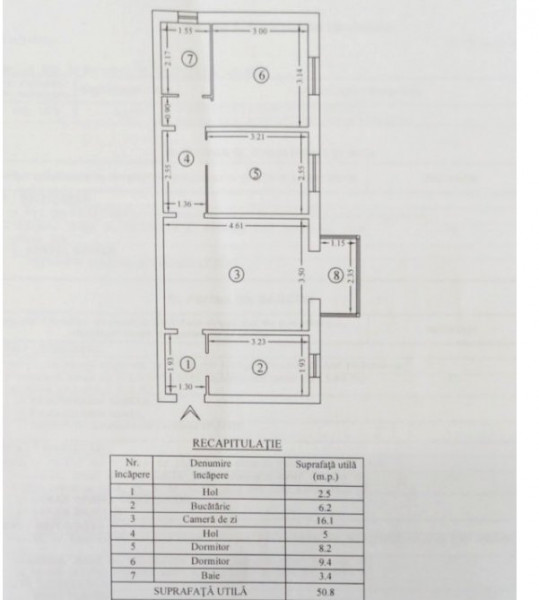 Dacia, Apartament 3 camere SD