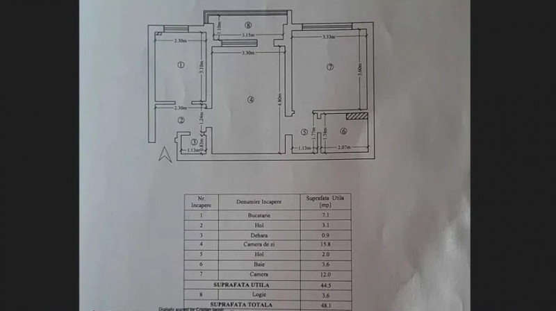 2 camere-Tatarasi-etaj intermediar