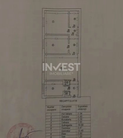 Apartament 3 camere, liber, zona Zimbru