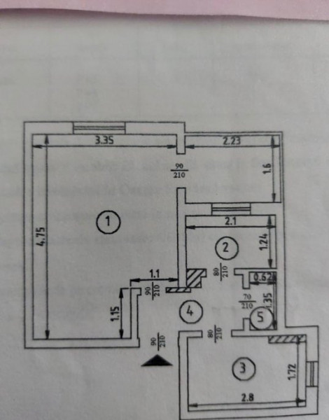 Esplanada Mimoza-Apartament 1 camera decomandat