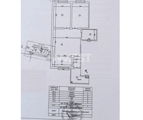 Apartament cu 3 camere, Miroslava, etaj 1, bloc 2015