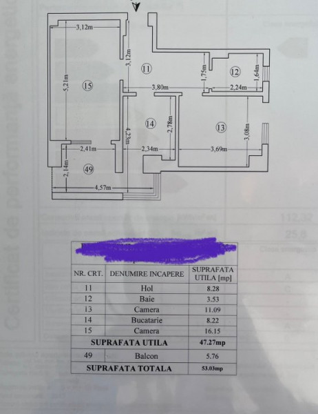 Apartament 2 camere decomandat-Oancea-Bloc nou