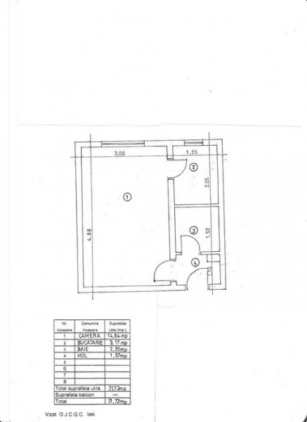 Mircea cel Batran- Garsoniera- 34,000 euro 