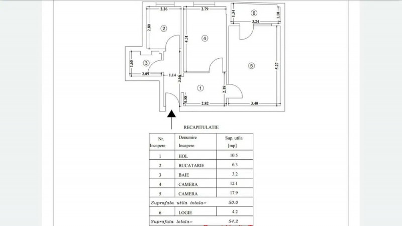 Apartament 2 camere decomandat - bloc fără risc - Podu Roș - sensul giratoriu 