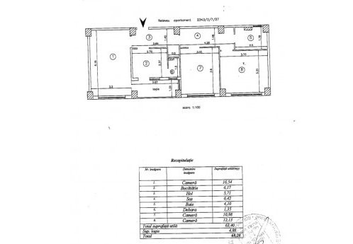 Apartament Confortabil cu 3 Camere lângă Palas Mall -Iasi