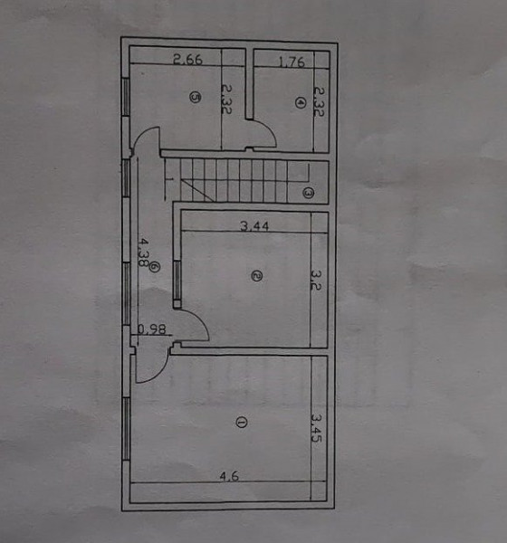 CENTRU - UMF - Casa cu 3 camere 