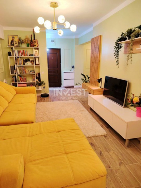 Apartament 2 camere, etaj 2, parcare, Mobilat- utilat,  Nicolina