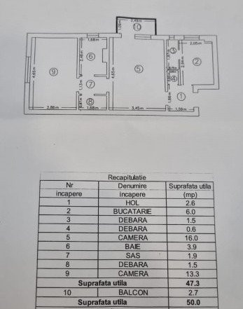 Apartament 2 camere - bloc fără risc - Cantemir, Podu Roș 