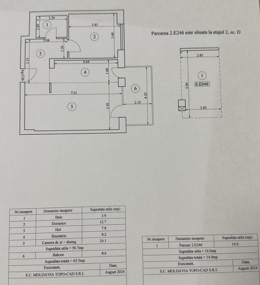 APARTAMENT 2 CAMERE + LOC DE PARCARE - SILK DISTRICT, IAȘI 