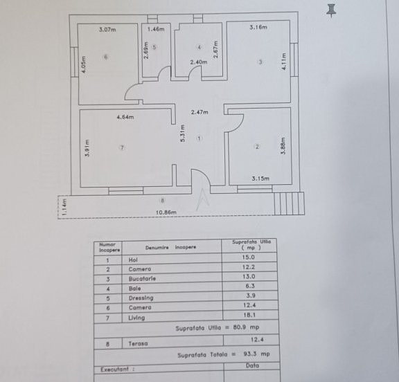 Casa cu 6 camere, 2 bucatarii, 520mp teren. Rediu- Gradinita Kiki