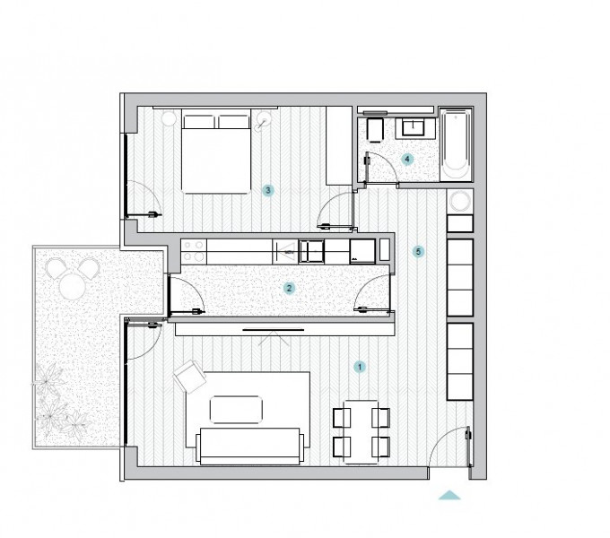 Apartament 2 camere 71mp, et 3, parcare inclusa, SIlk District, IASI