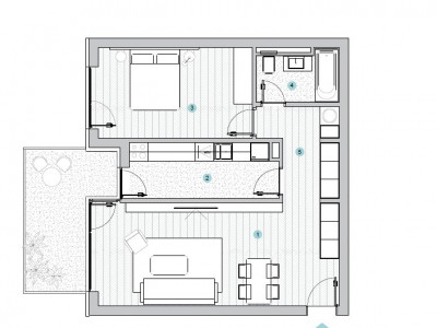 Apartament 2 camere 71mp, et 3, parcare inclusa, SIlk District, IASI