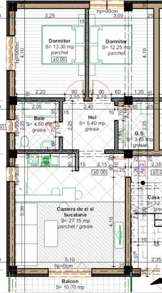 FINALIZAT! 3 CAMERE BLOC NOU+ LOC PARCARE