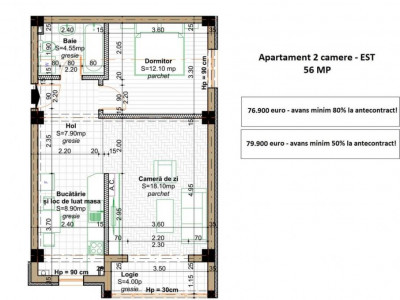 COMISION 0% ! 2 CAMERE BLOC NOU 