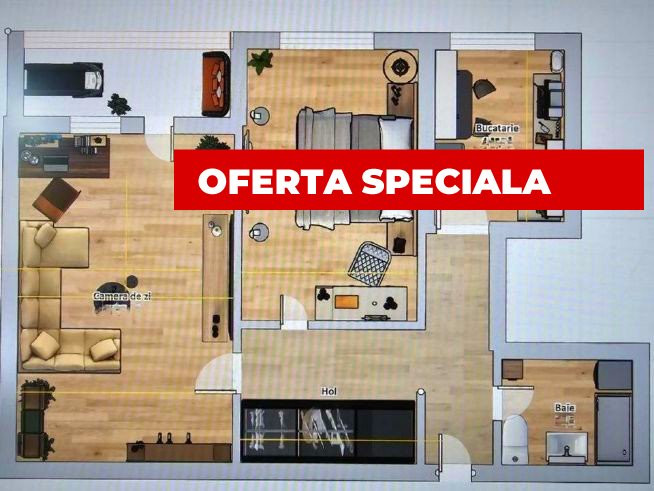 Apartament 2 camere decomandat - etajul 2 - rond Podu Roș