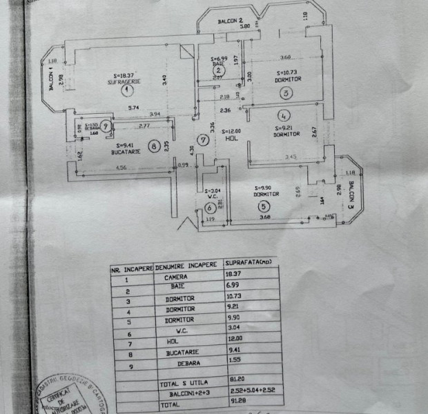 Apartament 4 camere, decomandat, Pacurari, Iasi 