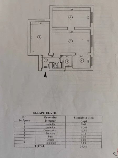 Apartament 3 camere-Tatarasi-Dispecer