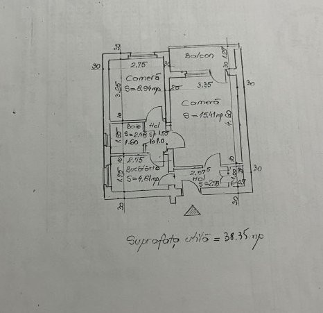 Apartament 2 camere - etajul 1 - bloc fără risc - rond Podu Roș 