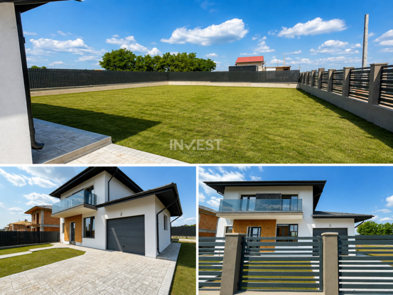 Vilă individuală cu garaj, teren 700 mp (extensibil la 1.300 mp) — Valea Lupului