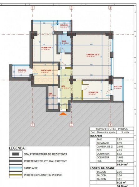 Apartament cu 3 camere, complet renovat, Pacurari - Pizza Smile, Iasi 