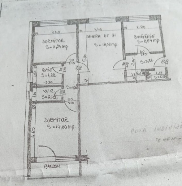 Apartament 3 camere si 2 bai, Gara - Fostul Billa, Iasi