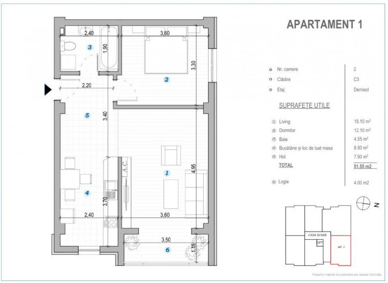 COMISION 0% ! 2 CAMERE BLOC NOU POPAS PACURARI