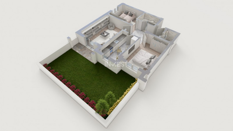 COMISION 0% ! 3 CAMERE CU GRADINA 61MP POPAS PACURARI, IASI
