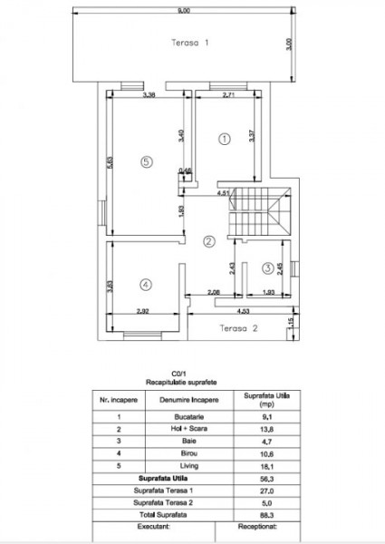 Casa P+1E+pod, 5 camere, TVA INCLUS. Popas Pacurari, IASI