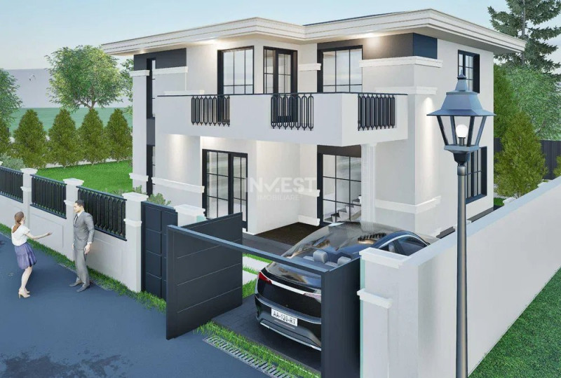VILA DE LUX  , 4 CAMERE , VALEA ADANCA , ZONA PEPINIEREI , 500 MP DE TEREN