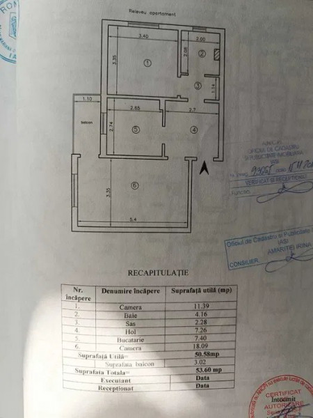 Dacia- Apartament 2 camere, renovat, etaj 1 -90.000 euro