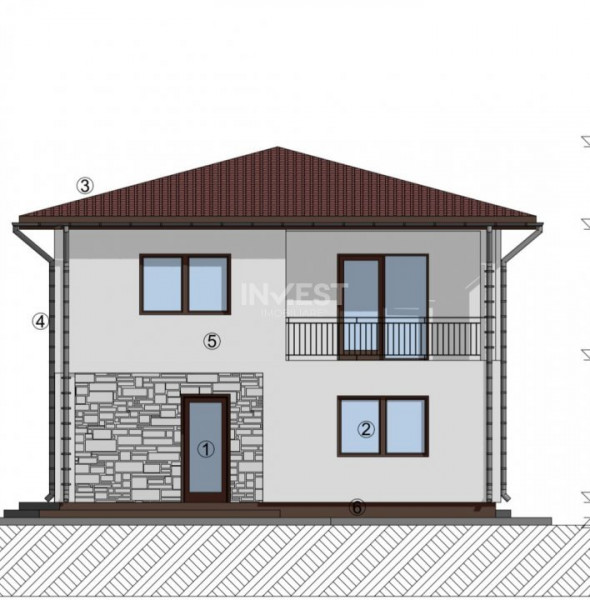 CASA CU 4 CAMERE SI 476 MP TEREN , CAPAT CUG 