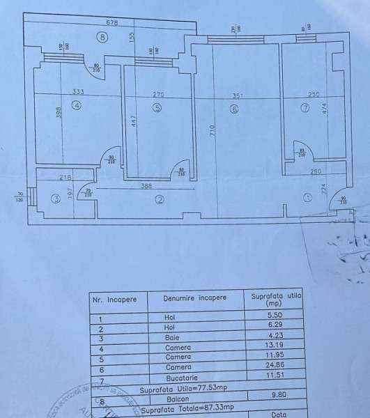 3 CAMERE DECOMANDAT 88MP POPAS PACURARI