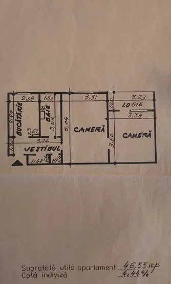 Apartament 2 camere - bloc fără risc - Podu Roș, Bulevardul Primăverii 