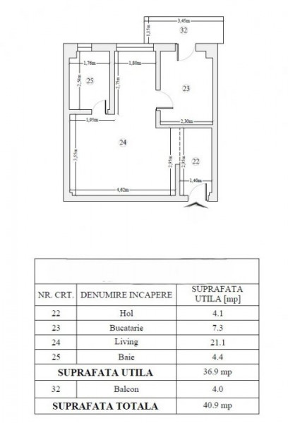 1 CAMERA DECOMANDAT BLOC NOU MALL MOLDOVA