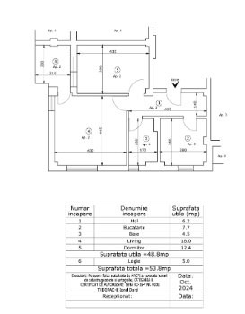 Apartament 2 camere BLOC NOU GALATA