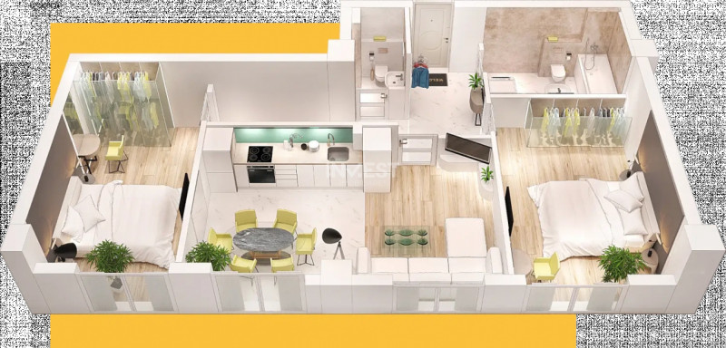 TVA 21% INCLUS *Apartament 3 camere PREMIUM* - 71,45 mp utili