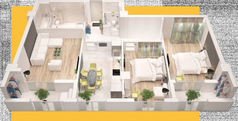 TVA 21% INCLUS *Apartament 3 camere PREMIUM* - 88,30 mp utili