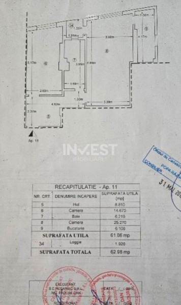 APARTAMENT 2 CAMERE - BLOC NOU - PALAS MALL 