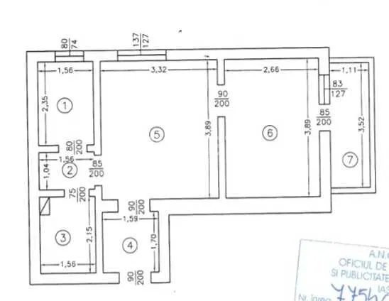 Apartament 2 camere-Tatarasi-Dispecer-bloc fara risc