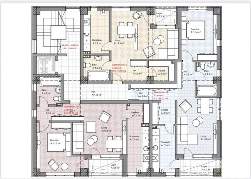 APARTAMENT CU 2 CAMERE , DECOMANDAT 56MP , LIDL GALATA
