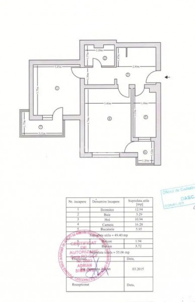 Apartament 2 camere, decomandat, zona Moara de Foc, Iasi