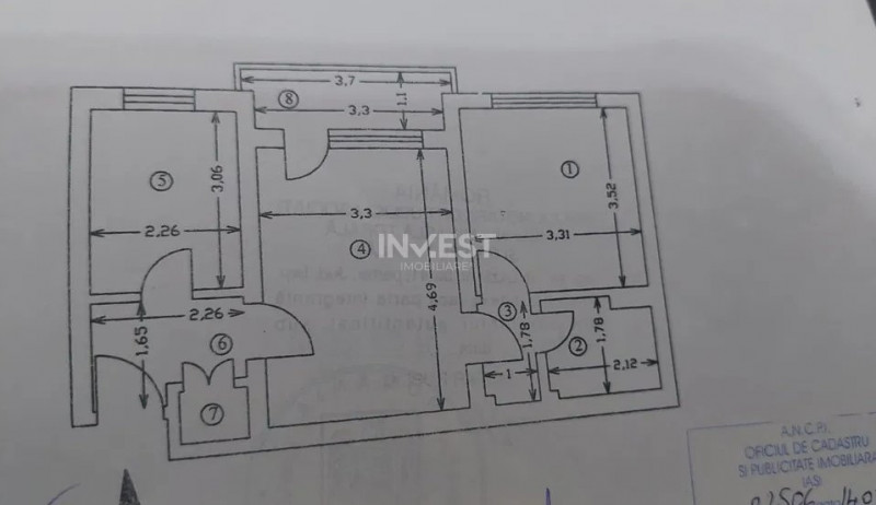Apartament 2 camere-Tatarasi-Flora-etaj 1