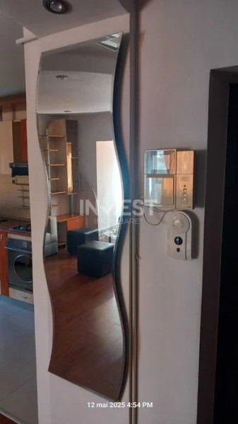 Apartament 1 Cameră Open Space, 43 mp, Mobilat și Utilat, Bloc Nou, Etaj 5/8