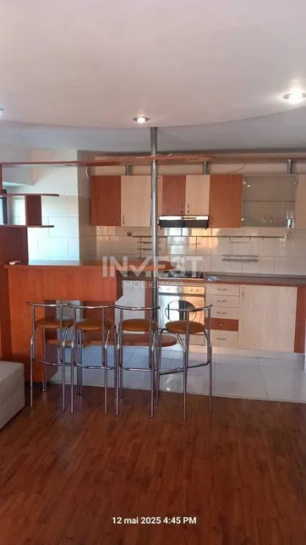 Apartament 1 Cameră Open Space, 43 mp, Mobilat și Utilat, Bloc Nou, Etaj 5/8