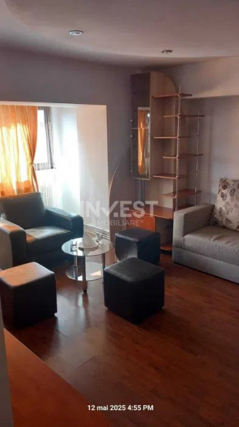 Apartament 1 Cameră Open Space, 43 mp, Mobilat și Utilat, Bloc Nou, Etaj 5/8
